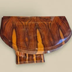 Pamono 20th Century Art Deco Console Table in Wood, France Outlet