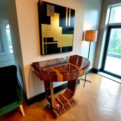 Pamono 20th Century Art Deco Console Table in Wood, France Outlet