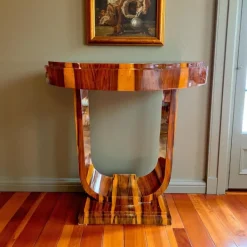 Pamono 20th Century Art Deco Console Table in Wood, France Outlet