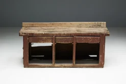 Pamono 19th Century Art Populaire Workbench or Counter, France Outlet