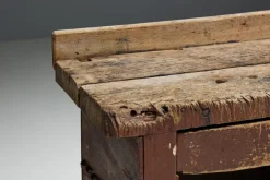 Pamono 19th Century Art Populaire Workbench or Counter, France Outlet