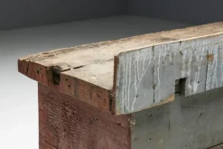 Pamono 19th Century Art Populaire Workbench or Counter, France Outlet