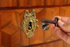 Pamono 18th Century Chest with Trompe-Lœil Marquetry, 1770 Discount