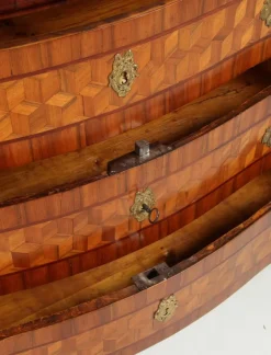 Pamono 18th Century Chest with Trompe-Lœil Marquetry, 1770 Discount