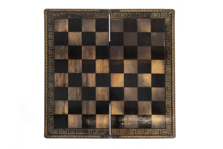 Pamono 19th Century Chinese Export Lacquer Games Table New