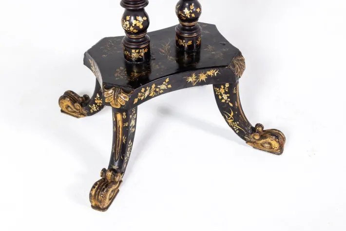 Pamono 19th Century Chinese Export Lacquer Games Table New