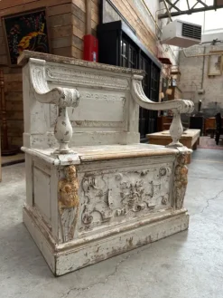 Pamono 19th Century Church Bench Hot