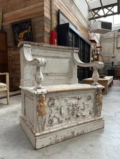 Pamono 19th Century Church Bench Hot