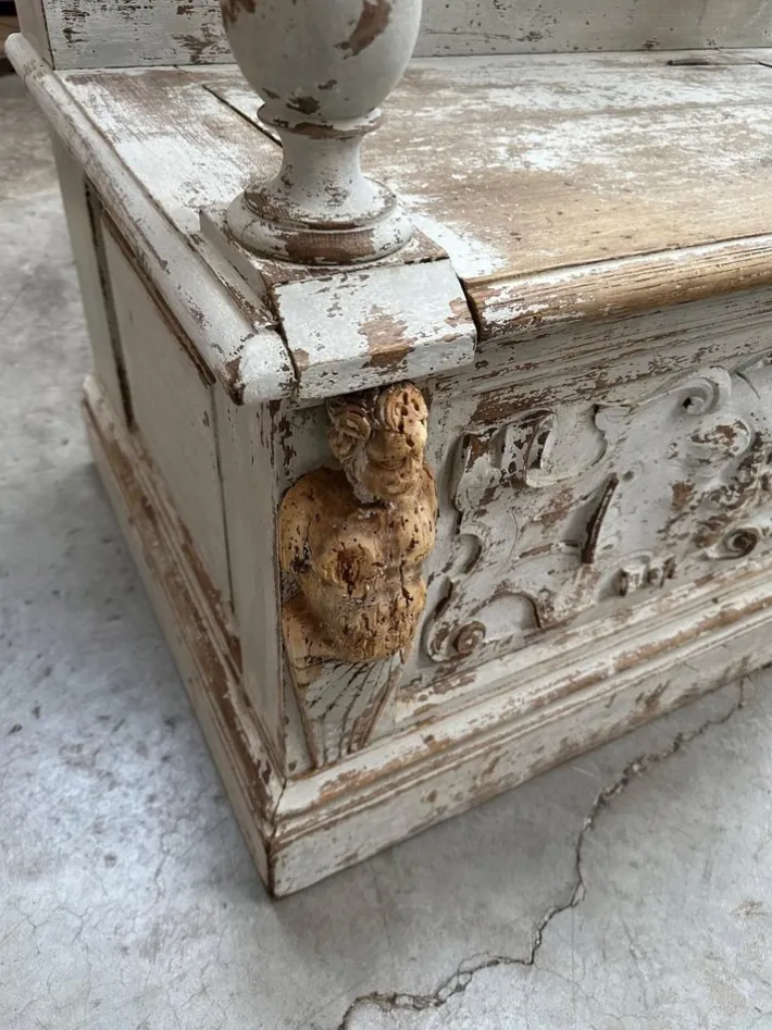 Pamono 19th Century Church Bench Hot