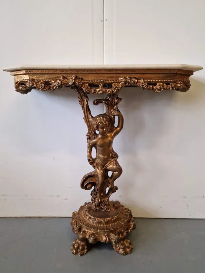 Pamono 20th Century Console with Mirror Sale