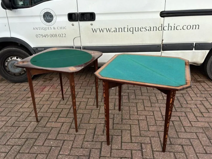 Pamono 18th Century Dutch Marquetry Games Table Best