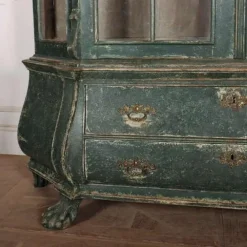 Pamono 19th Century Dutch Painted Oak Vitrine, 1880s Sale