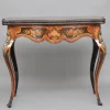 Pamono 19th Century Ebonised Marquetry & Ormolu Card Table, 1870s Hot