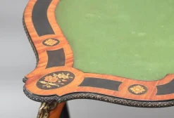 Pamono 19th Century Ebonised Marquetry & Ormolu Card Table, 1870s Hot