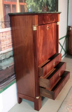 Pamono 19th Century Empire Mahogany Secretaire Discount