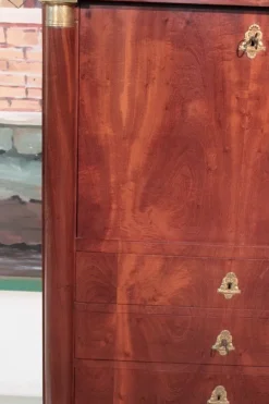 Pamono 19th Century Empire Mahogany Secretaire Discount