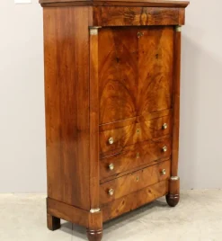 Pamono 19th Century Empire Walnut Secretary Best