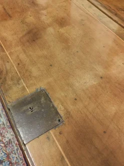 Pamono 18th Century Flap Cabinet Writing Desk in Solid Walnut with Carvings Outlet