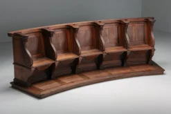 Pamono 18th Century Flemish Oak Church Pew, Belgium Clearance