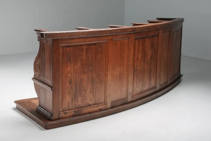 Pamono 18th Century Flemish Oak Church Pew, Belgium Clearance