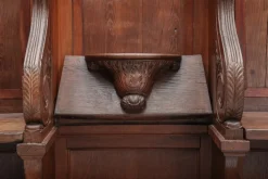 Pamono 18th Century Flemish Oak Church Pew, Belgium Clearance