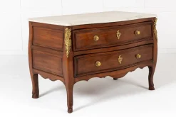 Pamono 18th Century French Cherrywood Serpentine Commode Sale