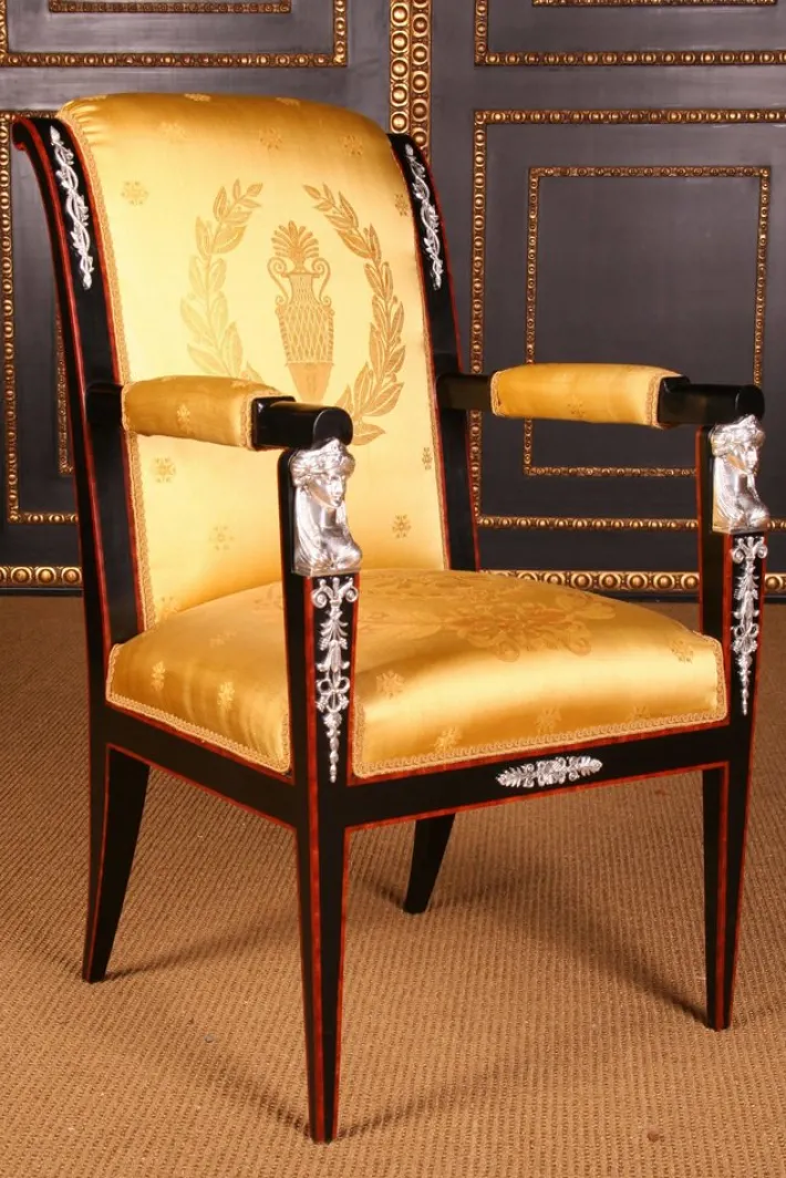 Pamono 20th Century French Empire Style Garniture Living Room Set, Set of 3