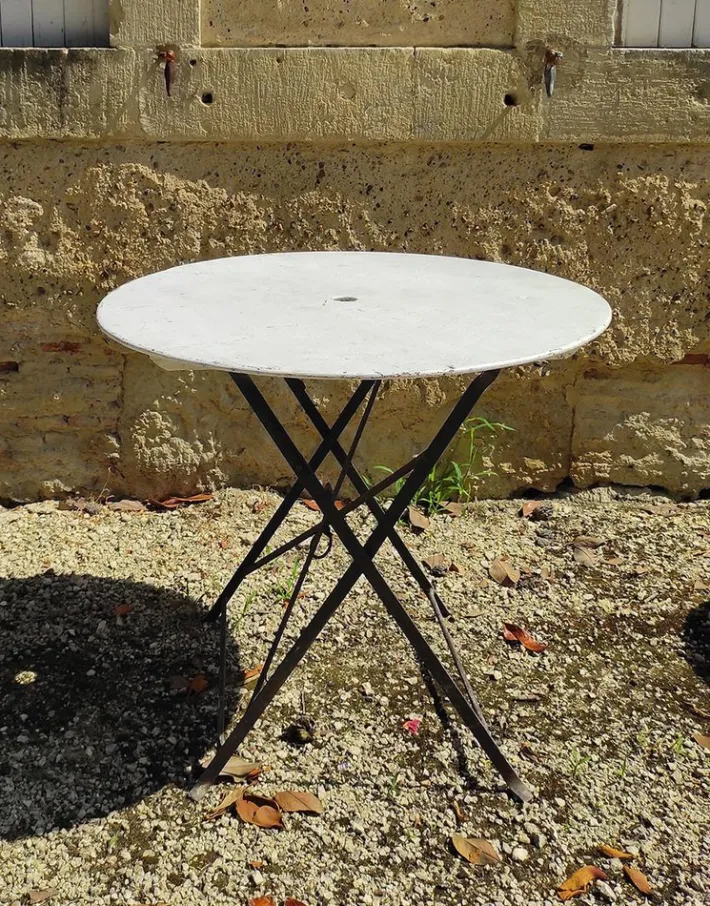 Pamono 19th Century French Garden Folding Table New