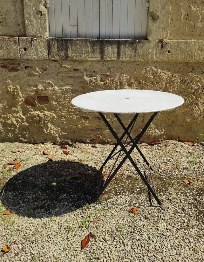 Pamono 19th Century French Garden Folding Table New