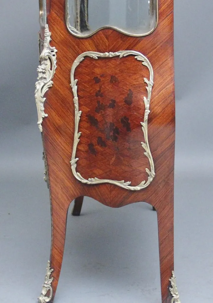 Pamono 19th Century French Kingwood Display Cabinet, 1880s Best
