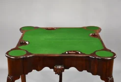 Pamono 18th Century George II Irish Mahogany Card Table Discount