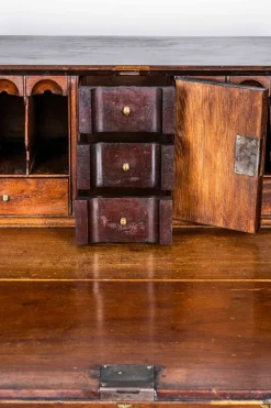 Pamono 18th Century Georgian Walnut Bureau Secretary Online