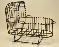 Pamono 17th Century Italian Iron and Bronze Cradle Sale