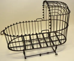 Pamono 17th Century Italian Iron and Bronze Cradle Sale