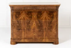 Pamono 19th Century Italian Mahogany Chest of Drawers, Set of 2