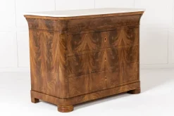 Pamono 19th Century Italian Mahogany Chest of Drawers, Set of 2