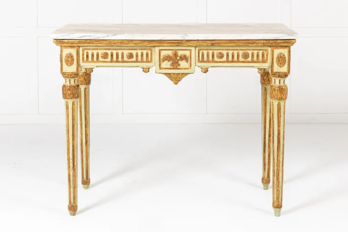 Pamono 18th Century Italian Painted Console Table Clearance