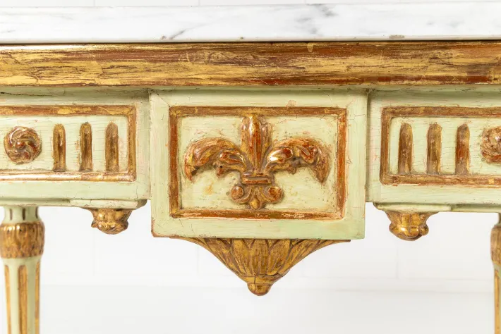 Pamono 18th Century Italian Painted Console Table Clearance