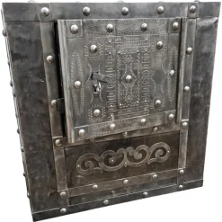 Pamono 18th Century Italian Wrought Iron Hobnail Safe Online