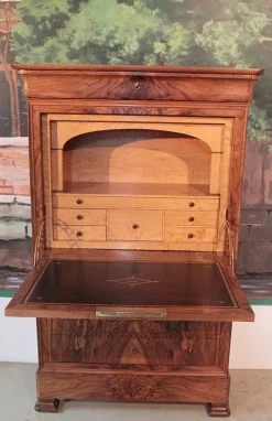Pamono 19th Century Louis Philippe Walnut Secretaire