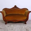 Pamono 19th Century Louis Philippe Boat-Shaped Sofa in Walnut and Velvet Discount