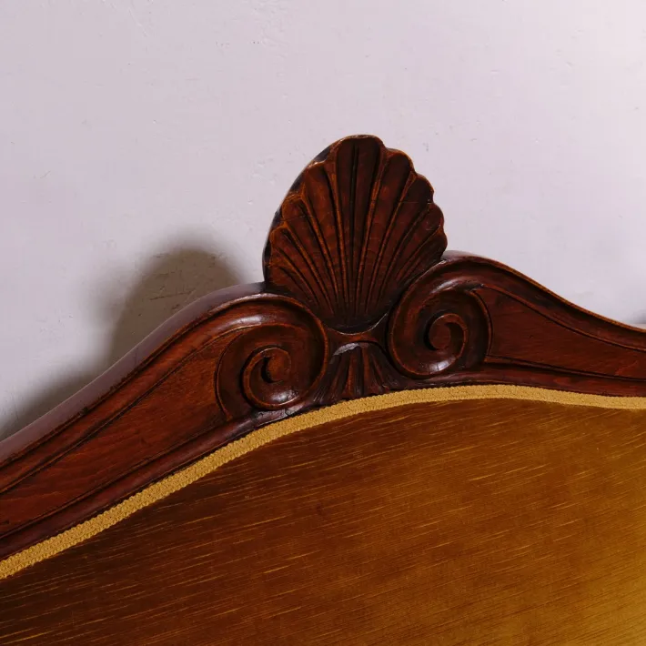 Pamono 19th Century Louis Philippe Boat-Shaped Sofa in Walnut and Velvet Discount