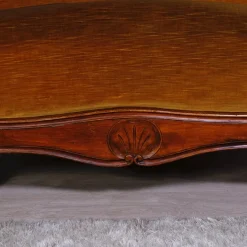 Pamono 19th Century Louis Philippe Boat-Shaped Sofa in Walnut and Velvet Discount