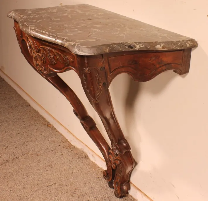 Pamono 18th Century Louis XV Console in Walnut