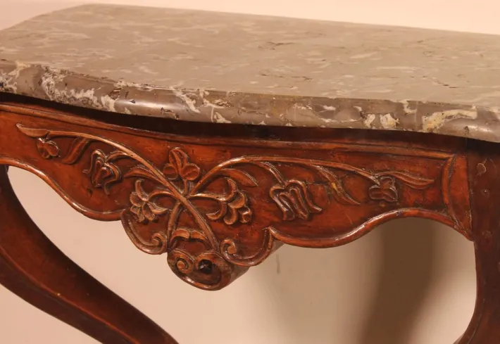 Pamono 18th Century Louis XV Console in Walnut
