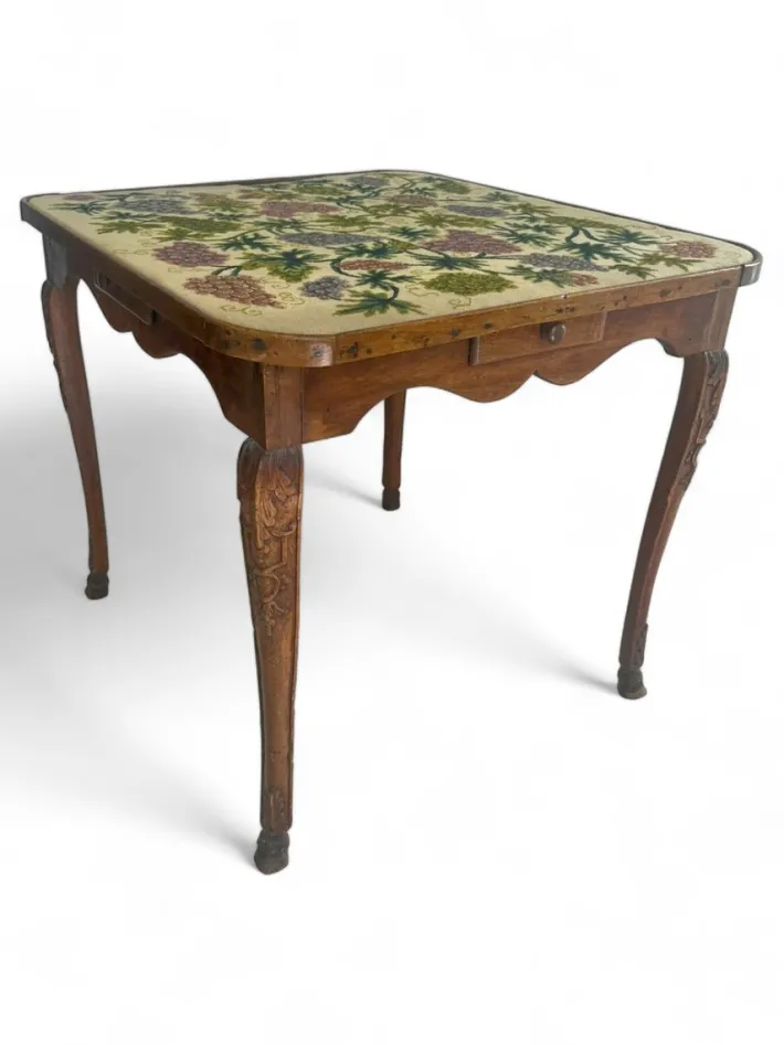 Pamono 18th Century Louis XV French Walnut Game Table Walnut, France, 1790s Clearance
