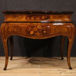 Pamono 20th Century Louis XV Inlaid Lombard Dressing Table, 1950s Sale