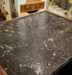 Pamono 18th Century Louis XVI Italian Nightstands Cabinets with Marble Top, Marquetry, 1780, Set of 2