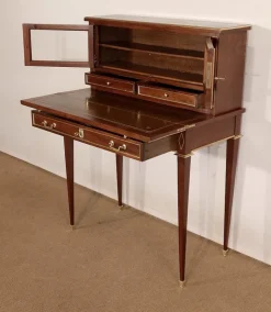 Pamono 19th Century Louis XVI Style Bonheur du Jour in Mahogany Clearance
