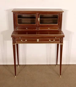 Pamono 19th Century Louis XVI Style Bonheur du Jour in Mahogany Clearance